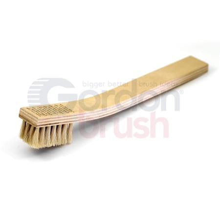 Gordon Brush 4 x 7 Row Horsehair and Plywood Handle Heavy Duty Scratch Brush, PK12 46HH